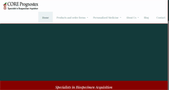 Desktop Screenshot of coreprognostex.com